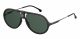 Carrera  For Him sunglasses with a MATTE BLACK frame and GREEN POLARIZED lens with a lens width of 60mm and model number Carrera 1020/S