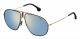 Carrera  UNISEX sunglasses with a GOLD BLUE frame and BLUE MIRROR lens with a lens width of 60mm and model number Carrera BOUND